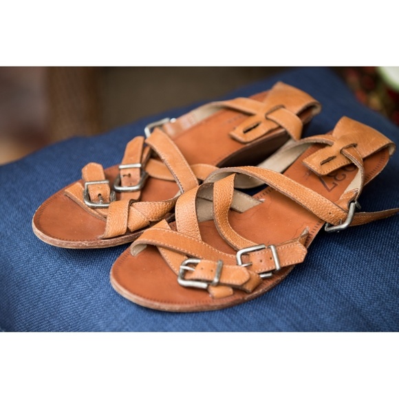 Madewell Shoes - Madewell 1937 Footwear Strappy Cognac Sandals